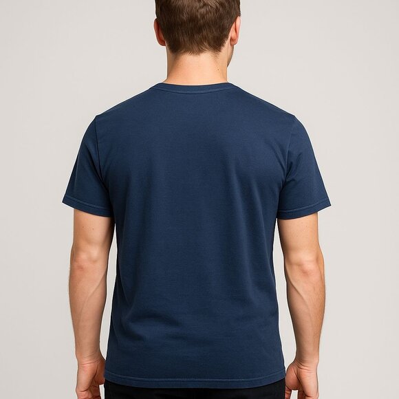 Adidas Mens Navy Blue The Go To Tee Logo Shirt Small Comfortable Stylish - Picture 4 of 10